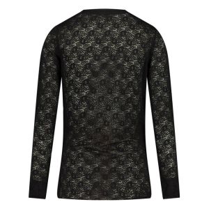 LACE TOP 9000 BLACK