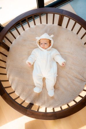 ONESIE VERLOURS ECRU