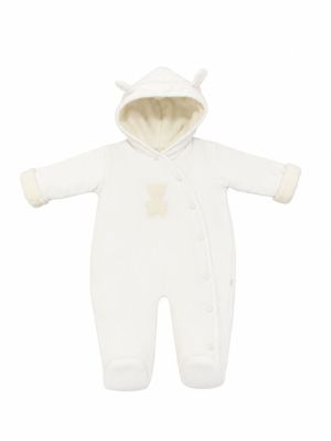 ONESIE VERLOURS ECRU