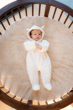 ONESIE VERLOURS ECRU