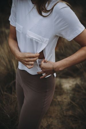 NURSING SHIRT WHITE