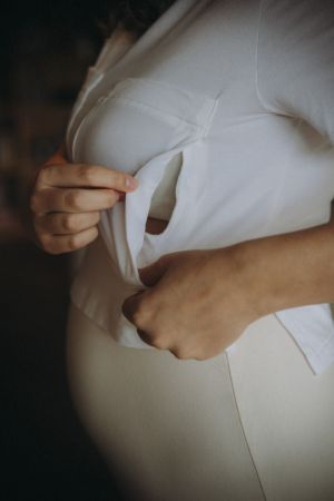 NURSING SHIRT WHITE