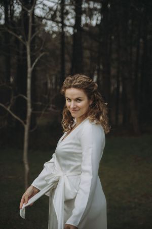 WRAP DRESS WHITE