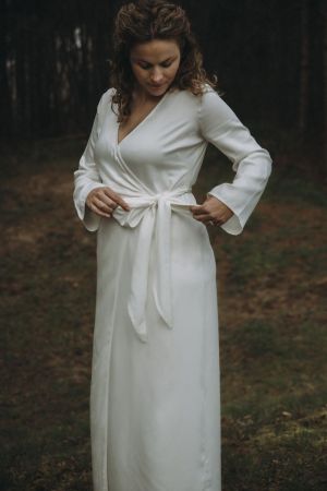 WRAP DRESS WHITE