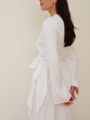 WRAP DRESS WHITE