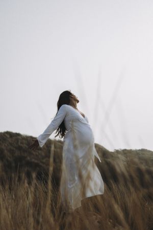 WRAP DRESS WHITE